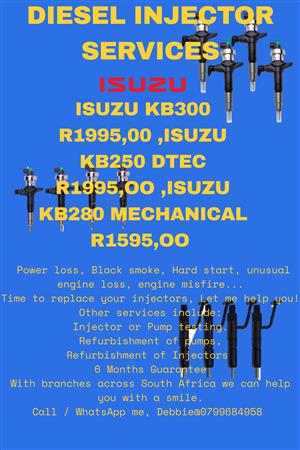 ISUZU KB250 DTEQ/KB280 MECHANICAL &KB300 INJECTOR SERVICES