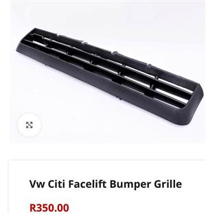 Vw Citi Facelift Bumper Velo Grille