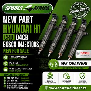 New Hyundai H1 CRD D4CB Bosch Injectors for sale