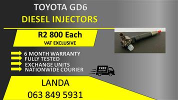 TOYOTA GD6 DIESEL INJECTORS FOR SALE OR RECON WITH WARRANTY 