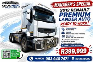 2012 Renault Premium Lander Truck Horse