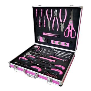 63pc pink toolbox set