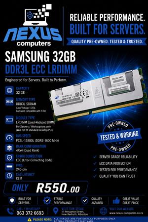 Samsung 32gb sever Ram