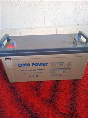 Ecco power deep cycle gel battery 