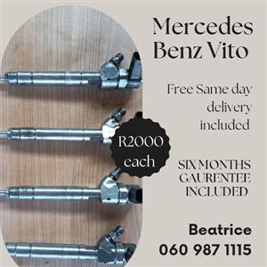 Mercedes Benz Vito diesel injectors for sale with warranty 