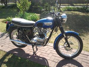 Triumph Bonneville 1964 Vintage Motorcycle. 