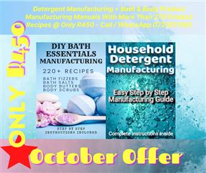 October Month End Special Offer - 270+ Manufacturing Recipes, Suppliers Details 