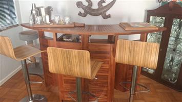 Wooden Teak Bar