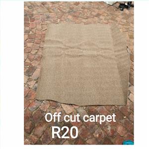 Beige off cut carpet for sale