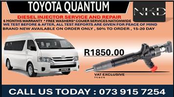 Diesel Injectors Toyota Quantum 