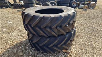 Pair of new 540/65R34 Michelin tyres
