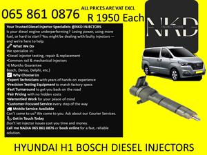 HYUNDAI H1 BOSCH DIESEL INJECTORS FOR SALE OR RECON 