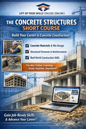 CONCRETE STRUCTURES SHORT COURSE ONLINE WITH LIFT UP YOUR SKILLS COLLEGE