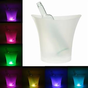 Ice bucket with LED lights and built in speaker