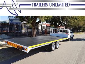 TRAILERS UNLIMITED. 6000 X 2000 FLATBED TRAILERS.