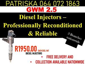 RESTORE POWER.REPLACE YOUR DIESEL INJECTORS WITH GWM 2.5 RECON