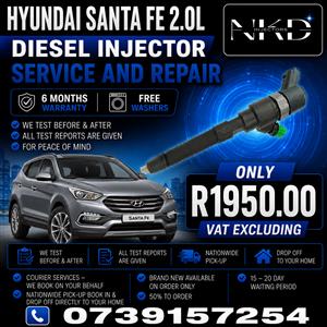 Hyundai_Santafe_2.0L_Injectors_On_Recondition 