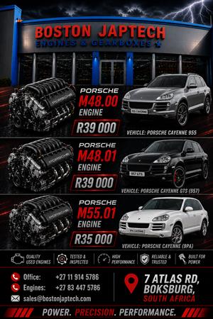 Porsche Used Engine Specials