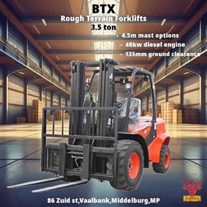 BTX Rough Terrain Forklifts
