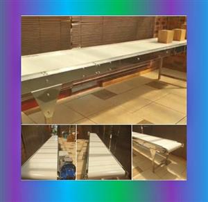Stainless steel food grade conveyors  