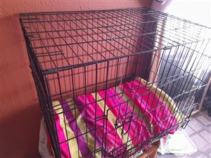 Big Bunny Cage(foldable) in excellent condition with two separate gates