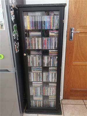 Music CD Collection (Old School) with Solid Wood CD Display Cabinet 