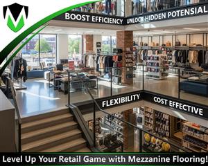 Level up your retail game with Mezzanine Flooring!