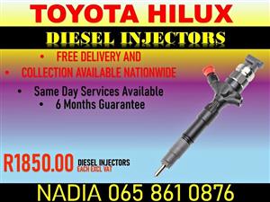 TOYOTA HILUX DIESEL INJECTORS FOR SALE OR RECON NATIONWIDE