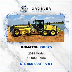 Komatsu GD675 Grader