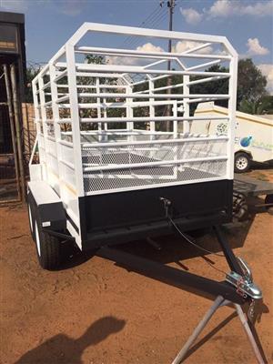 NEWLY MANUFACTURED CATTLE AND UTILITY TRAILERS AVAILABLE FOR SALE