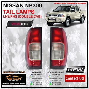 NISSAN NP300 TAIL LAMPS LHS/RHS (DOUBLE CAB)