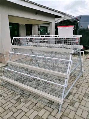CHICKEN LAYER CAGES 96 & 128 CAPACITY