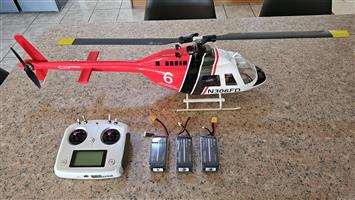 Radio controlled GPS stabilized rtf helicopter.  