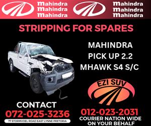  MAHINDRA PICKUP 2.2 MHAWK S4 NOW STRIPPING FOR SPARES 