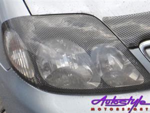 Toyota Corrolla 02-06 Carbon Headlight Shields