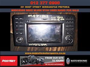Mercedes Benz ML500 W164 used car radio for sale