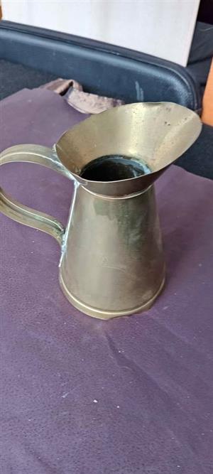 Brass pitcher