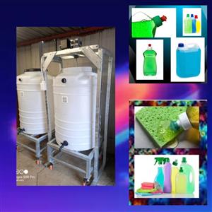 From raw materials to ready‑made cleaners—500L industrial unit delivers prof