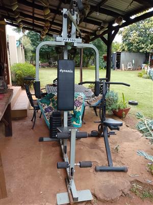 Dynamix PFT100 home gym and "Bike type Exercisor