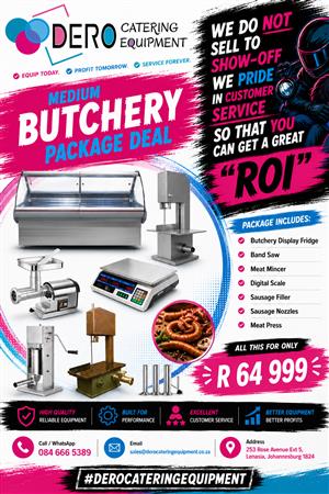  BUTCHERY COMBO DEALS NOW AVAILABLE @ DERO CATERING EQUIPMENT