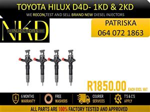 DIESEL POWER STARTS HERE -DIESEL INJECTORS FOR TOYOTA HILUX 