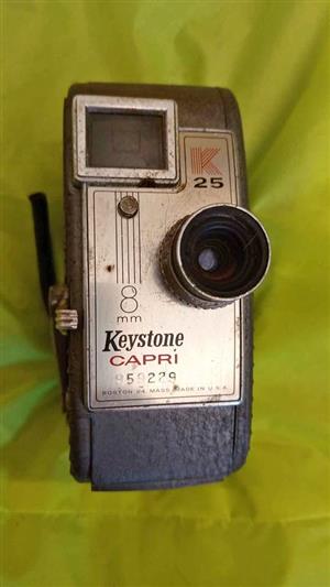 Vintage Keystone Capri K-25 8mm movie camera. 1949