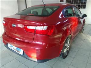 2016 Kia Rio 1.4 Tec  Manual, Petrol, Maroon color  , reverse sensor, sunroof  