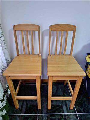 Solid Oak Bar stools