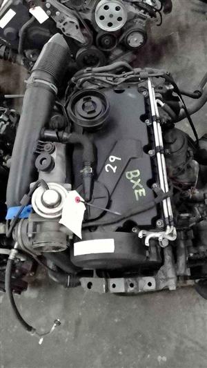 VW BXE 1.9L TDI COMPLETE ENGINE FOR SALE