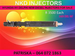 NEW HYUNDAI H1 DIESEL INJECTORS FOR SALE OR TO RECON ON EXCHANGE
