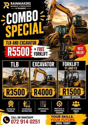  RAINMAKERS COMBO SPECIAL – REGISTER NOW 