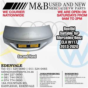 Bootlid (Second Hand) Suitable for Mercedes-Benz CLA W