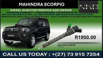 Mahindra Scorpio Diesel Injectors 