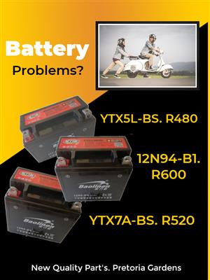 Affordable Motorcycle and Scooter Batteries